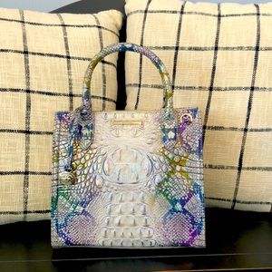 Brahmin Small Caroline Satchel handbag in Spellbound